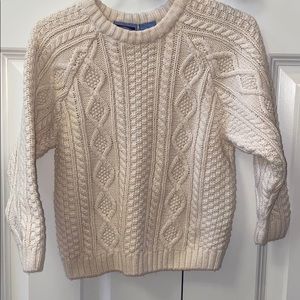 Boys cable sweater. Size 36 mo.